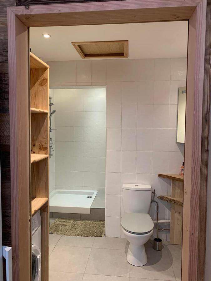 Appartement avec extérieur La Giettaz domaine skiable Megeve Combloux La Giettaz navette gratuite et télésiège à 2km Exterior foto